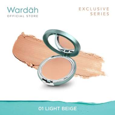 Wardah Exclusive Creamy Foundation Foundation Cream 01 Light Beige