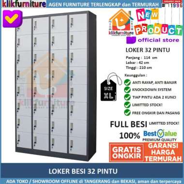 Promo Loker Besi Locker Besi 32 Pintu LK 032