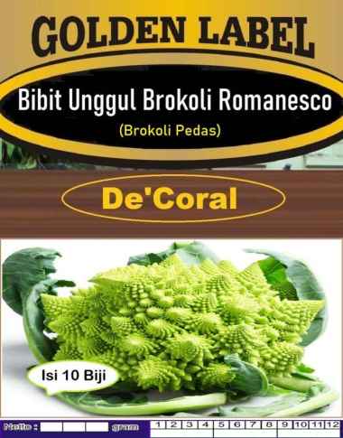 Bibit Unggul Brokoli Romanesco| Brokoli Pedas |Benih Brokoli Romanesco