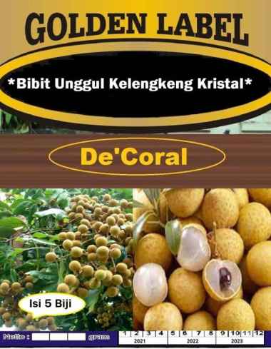 Bibit Unggul Kelengkeng Kristal|Biji Benih Kelengkeng Kristal|Lengkeng