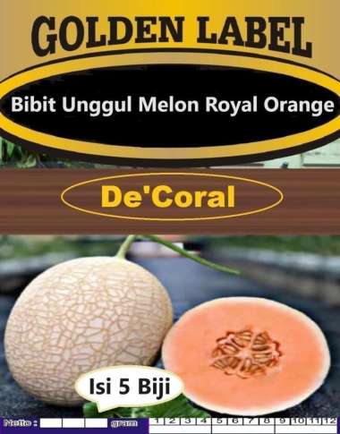 Bibit Unggul Melon Royal Orange | Biji Bibit Melon Royal Orange