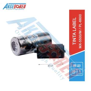 Aksesoren Tinta Hitam Label Harga Joyko [IR-20/20 mm] / Ink Roller Labeller For MX-5500 MX-5500M PL-