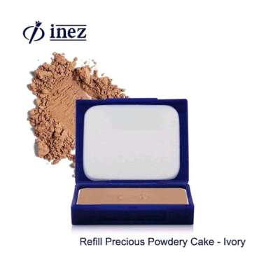 Inez Refill Precious Powdery Cake Kemasan Isi Ulang Bedak Padat 09 Ivory
