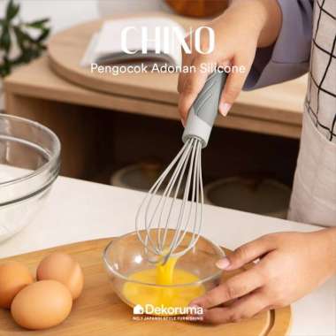 Dekoruma CHINO Pengocok / Pengaduk Adonan Silikon - Grey