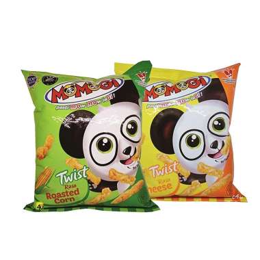 Momogi TWIST - Snack Ekstrudat - Kemasan BESAR KEJU
