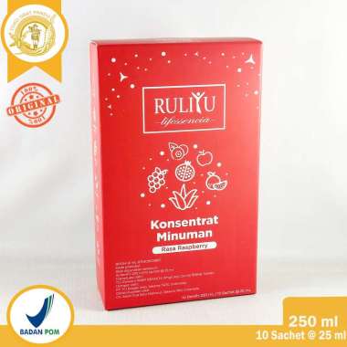 RULIYU KONSENTRAT MINUMAN RASA RASPBERRY (1 DUS)