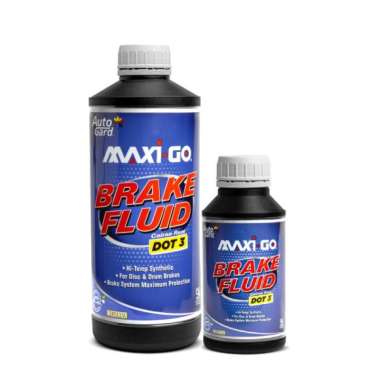 AutoGard [BUNDLE] MAXI-GO Brake Fluid DOT-3 Putih 900mL + 250mL Minyak