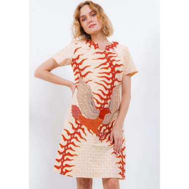 Batik Arjuna Weda Sackdress Batik Garuda 19242073 Wanita - CREAM M CREAM