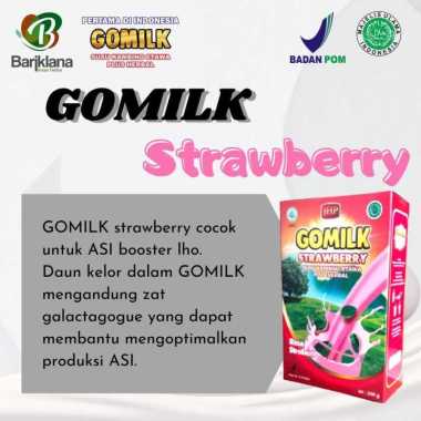 Susu Herbal 200gr-Susu Kambing Etawa-Gomilk-Hitawa-Susu Kedelai Soyagi Gomilk Strawberry