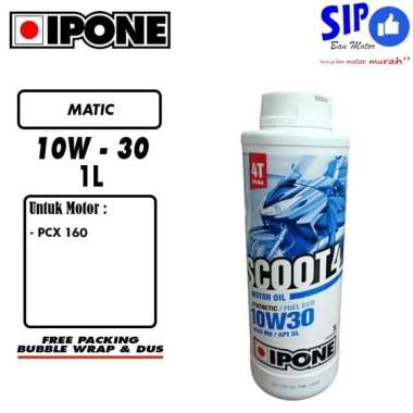 Oli Ipone Scoot 4 10W 30 1 Liter (1000 ml) oli matic Synthetic