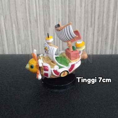 mainan anak action figure anime one piece MINI kapal topper kue RANDOM