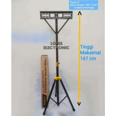 Stand TV Tripod TV 32 Inch - 60 Inch Bracket Stand TV Full Besi
