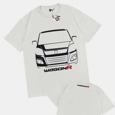 KRMK Kaos T Shirt SUZUKI KARIMUN WAGON R Kaos Otomotif V1 PUTIH S