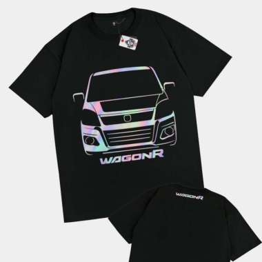 KRMK Kaos T Shirt SUZUKI KARIMUN WAGON R Kaos Otomotif V2 HITAM M