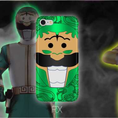 Gosei Sentai Dairanger Collection Tokusatsu Smartphone Case glasscase green head