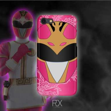 Gosei Sentai Dairanger Collection Tokusatsu Smartphone Case softcase pink head