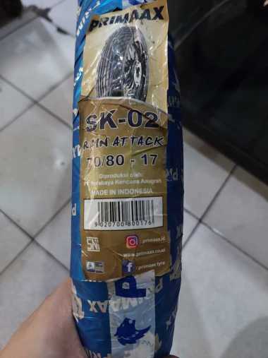 Ban PRIMAAX 70/80-17 SK-02 RAIN ATTACK TUBETYPE BUKAN TUBELESS