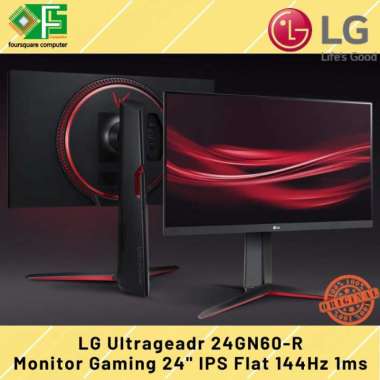 LG Ultragear 24GN60R LED Monitor Gaming 24 Inch IPS FullHD 144Hz 1ms