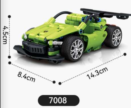 Sembo Block Technique Famous Racing Car 7008