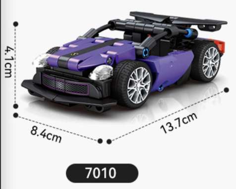 Sembo Block Technique Famous Racing Car 7010