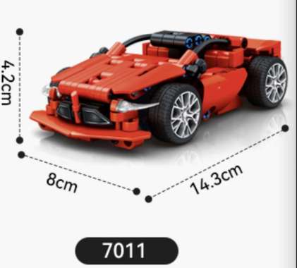 Sembo Block Technique Famous Racing Car 7011