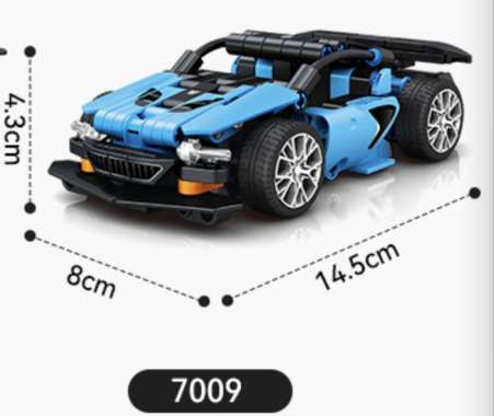 Sembo Block Technique Famous Racing Car 7009