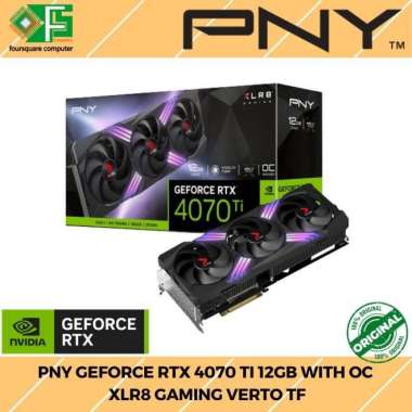 VGA PNY GeForce RTX 4070 Ti 12GB With OC XLR8 Gaming Verto TF Resmi