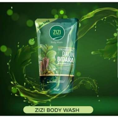 ZiZi Body Wash / Sabun Bidara / Ekstrak Daun Bidara / AromaMild 450 ml Multivariasi