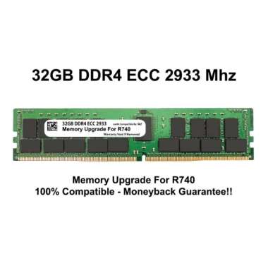 Promo 32Gb Ddr4 For Poweredge R740 Mem Up 100% Compatible - H8 New 32GB 2933Mhz