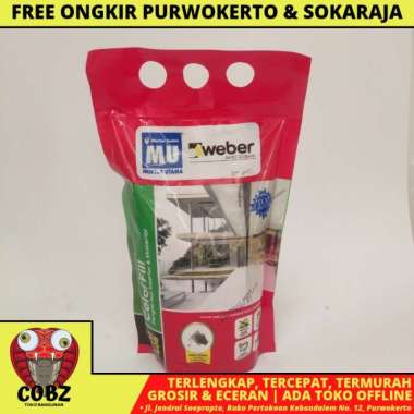 1 KG / MU 408 COLORFILL SEMEN PENGISI NAT KAMAR MANDI WARNA MUDA