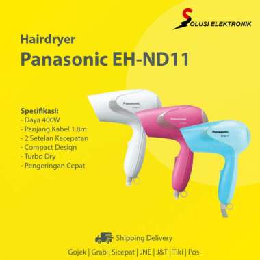 100% Produk Ori Panasonic Eh-Nd11 Hairdryer Mesin Alat Pengering Rambut Hair Dryer Multicolor