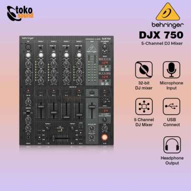 Behringer Pro Mixer DJX750 - 4 Channel DJ Mixer