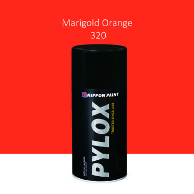 Pylox (Cat Semprot) Nippon Paint Solid Colour Netto 300 cc – Marigold Orange 320
