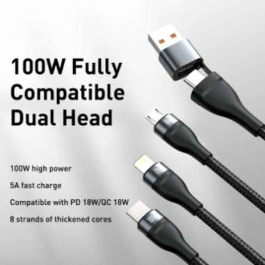 KABEL DATA Charger / Cas 3 IN 2 DUAL INPUT TRIPLE OUTPUT KABEL