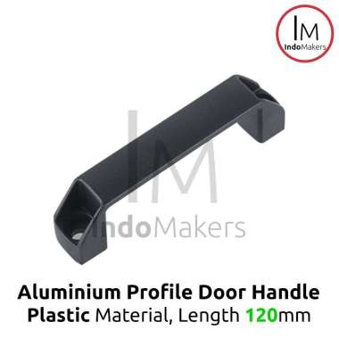 Aluminium Profile Door Handle / Pegangan Pintu Profil Plastic 120mm
