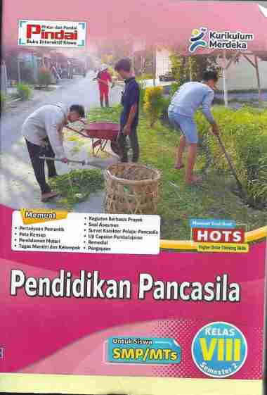 Buku LKS PKN kurikulum Merdeka Kelas 8 SMP/MTs Semester 2