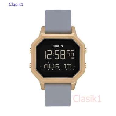 Original 100%!! Jam Tangan Nixon Siren SS Light Gold Gray Unisex A12113163