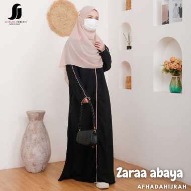 Abaya turki zaraa fortaleza list variasi garis terbaru S MAROON