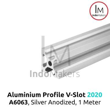 Aluminium Profile / Extrusion A6063 V Slot 2020 Linear Rail Silver