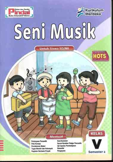 Buku LKS Seni Musik Kelas 5 SD/MI kurikulum Merdeka Semester 2