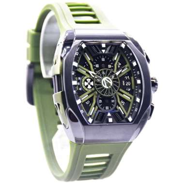 Jam Tangan Pria Christ Verra CV 12080G-36 BLK/GRN Original & Garansi