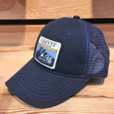 Topi Eiger Lorentz Cap Hat Topi Trucker pria Outdoor Original navy