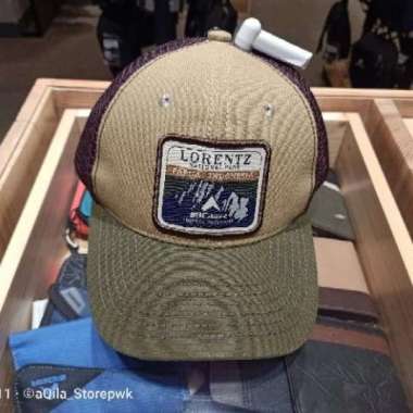Topi Eiger Lorentz Cap Hat Topi Trucker pria Outdoor Original olive