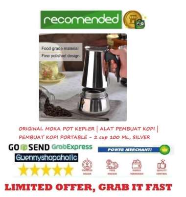 MOKA POT KEPLER ALAT PEMBUAT KOPI PEMBUAT KOPI PORTABLE - - LORENA