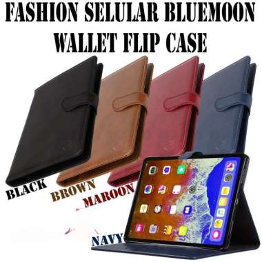 Case Flip Cover Tablet untuk Samsung Galaxy Tab A 8 2019 P205 maroon