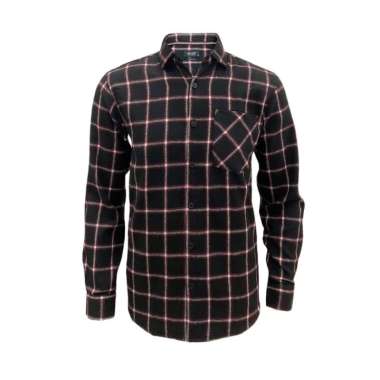 Redcliff Kemeja Pria Flanel Panjang Merah 6BK3634J XXL