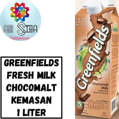 Promo Harga Greenfields Fresh Milk Choco Malt 1000 ml - Blibli