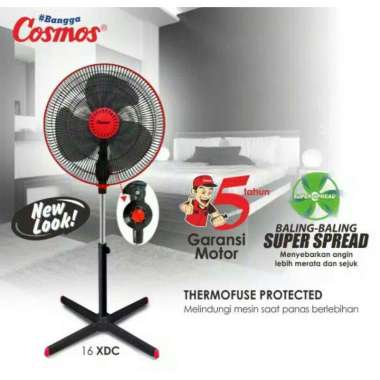 KIPAS ANGIN COSMOS 16XDC / STAND FAN 16 inch 16-XDC COSMOS / STAND FAN 16 XDC / KIPAS ANGIN BERDIRI