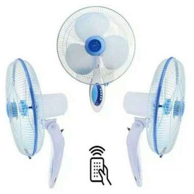 WALL FAN KAW-1689 RC REMOTE MIYAKO / KIPAS ANGIN DINDING 16 inch / KIPAS ANGIN REMOT MIYAKO KAW 1689