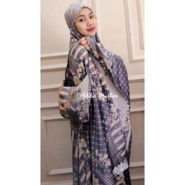 Mukena maxmara silk premium | Adiba Grey